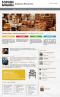 Sophin Antiquités création et référencement site internet